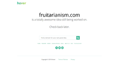 Desktop Screenshot of fruitarianism.com